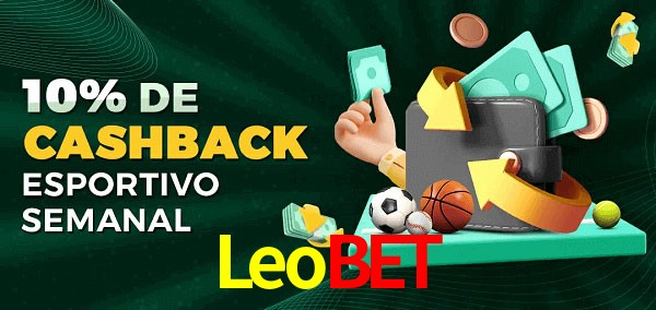 10% de bônus de cashback na Leobet